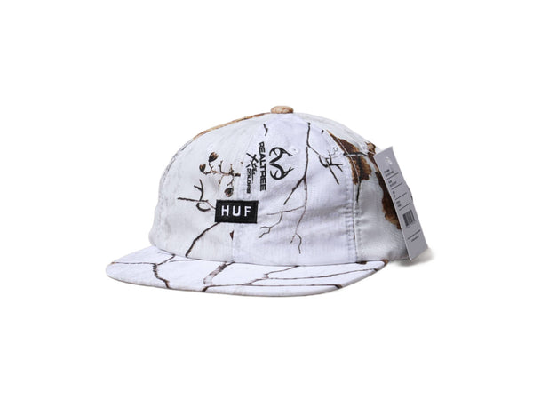 Cap Adjustable HUF Realtree 6 Panel Cap White Huf Cap Adjustable / White / One Size