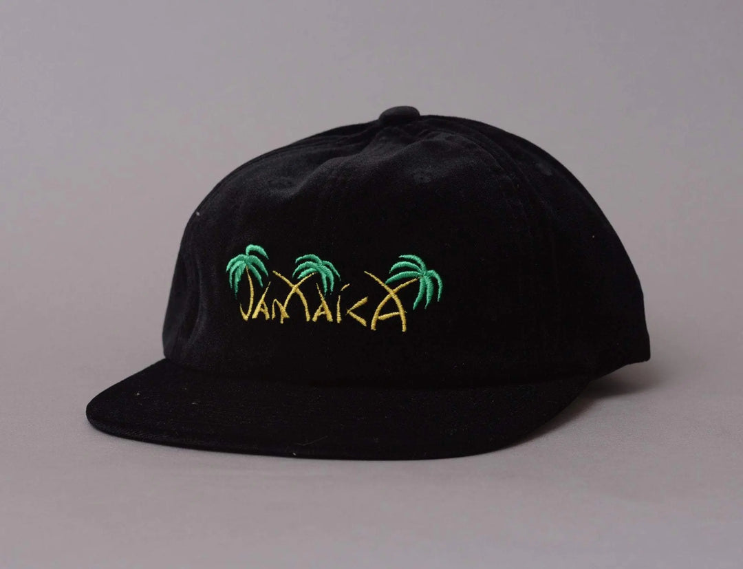 Cap Adjustable HUF Jamaica 6 Panel Cap Black Huf Adjustable Cap Cap / Black / One Size