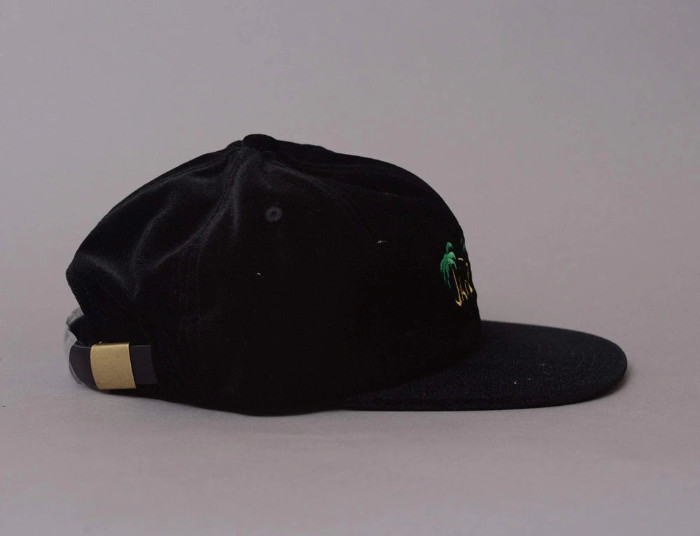 Cap Adjustable HUF Jamaica 6 Panel Cap Black Huf Adjustable Cap Cap / Black / One Size