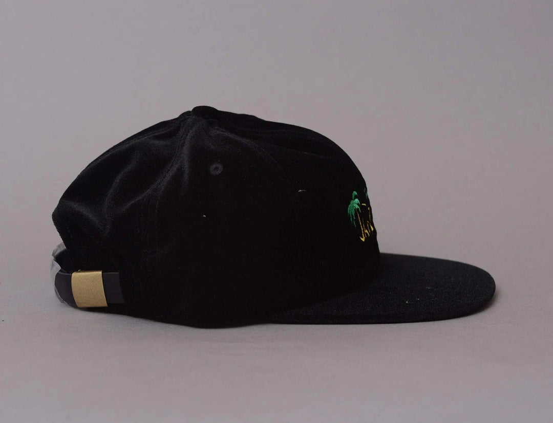 Cap Adjustable HUF Jamaica 6 Panel Cap Black Huf Adjustable Cap Cap / Black / One Size