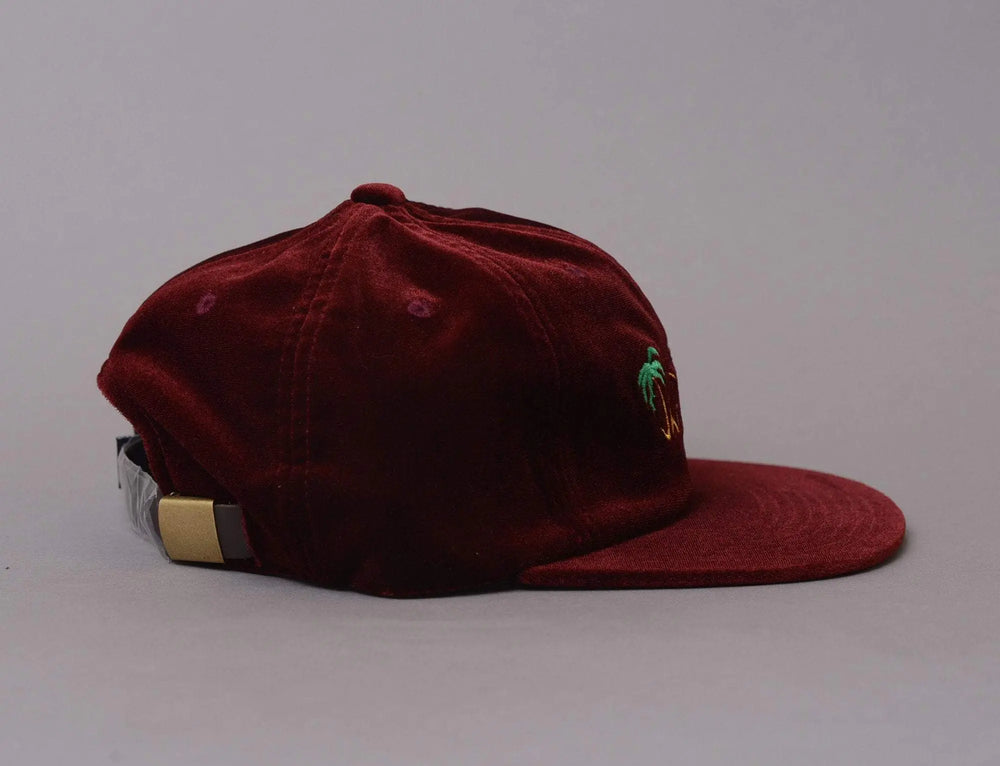 Cap Adjustable HUF Jamaica 6 Panel Cap Burgundy Huf Adjustable Cap Cap / Red / One Size
