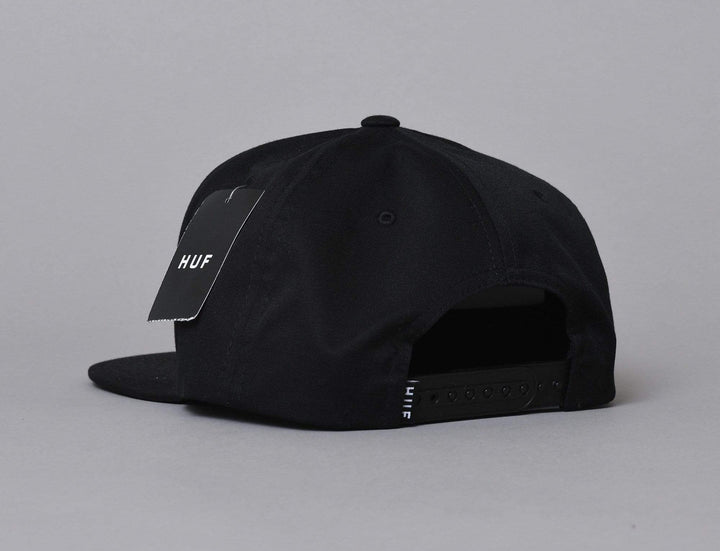 Cap Snapback HUF Essentials Box Snapback Black Huf Snapback Cap / Black / One Size