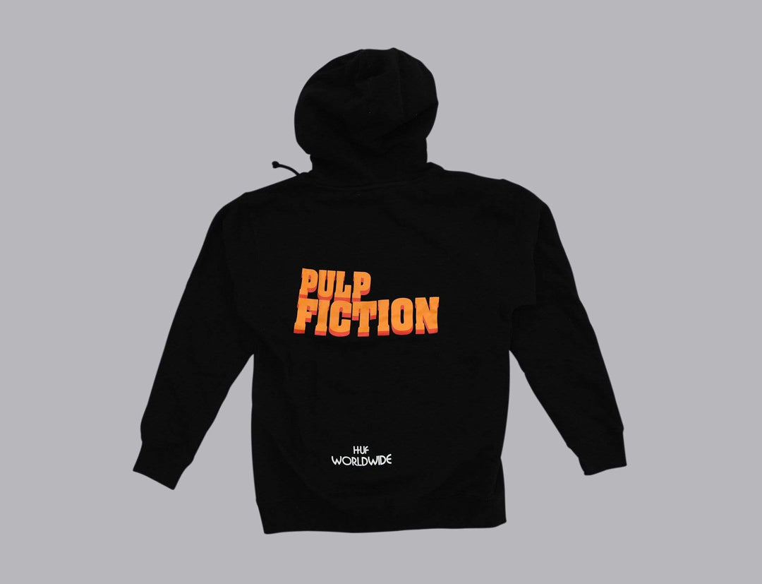 Clothing Hoodie HUF X Pulp Fiction Burger P/O Hoodie Black Huf
