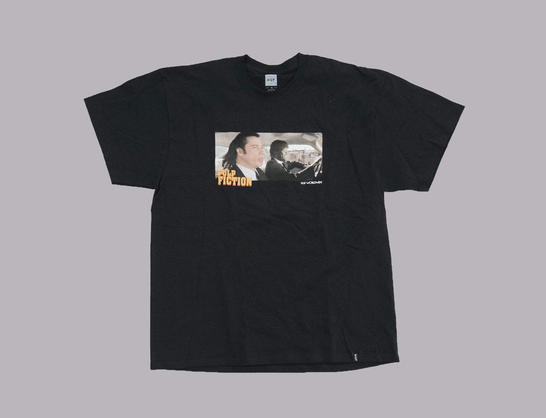 Clothing Tee HUF X Pulp Fiction Royale With Cheese S/S Tee Black Huf