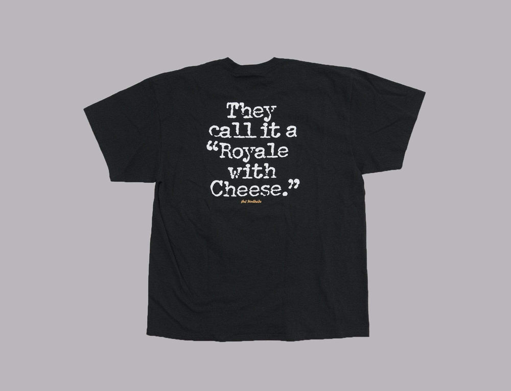 Clothing Tee HUF X Pulp Fiction Royale With Cheese S/S Tee Black Huf
