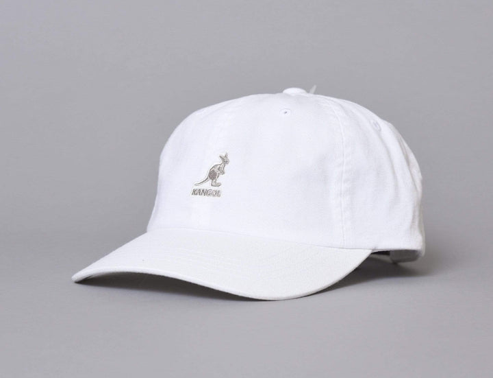 Cap Adjustable Kangol White Cap Washed Baseball Kangol Adjustable Cap Cap / White / One Size (55-60 cm)