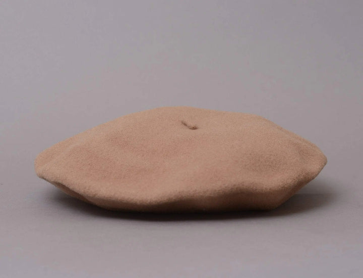 Hat Beret Kangol Modelaine Beret Camel Kangol Beret / Beige / One Size