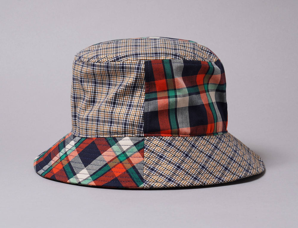 Hat Bucket Kangol Bucket Hat Plaid Mashup Golden Palm Kangol