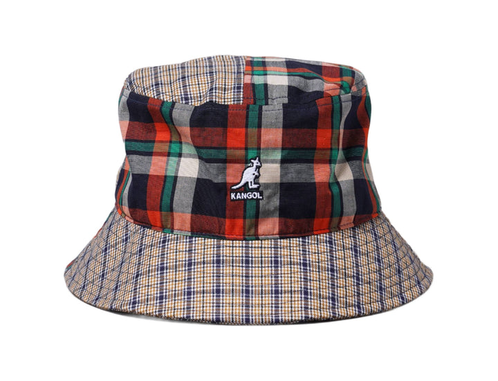 Hat Bucket Kangol Bucket Hat Plaid Mashup Golden Palm Kangol