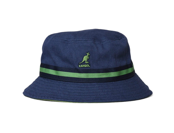 Hat Bucket Kangol Bucket Hat Stripe Lahinch Navy Kangol