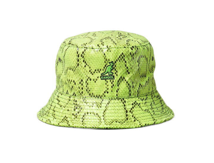 Hat Bucket Kangol Snakeskin Bucket Bio Lime Snake Kangol
