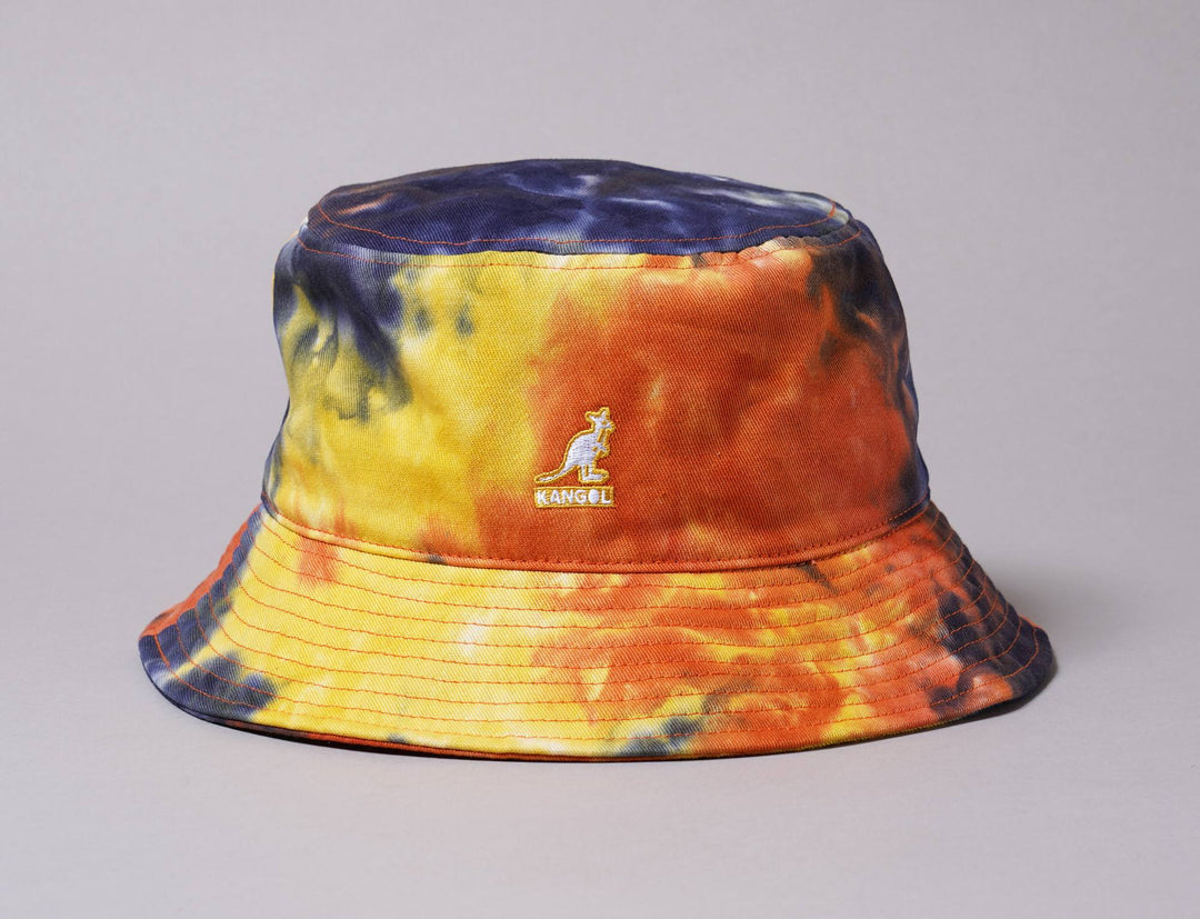 Hat Bucket Kangol Tie Dye Bucket Hat Golden Palm Kangol
