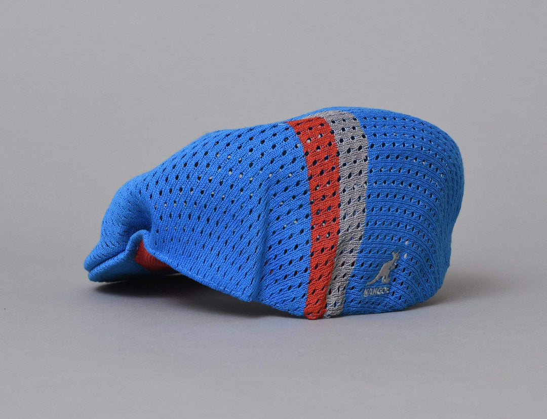 Cap Sixpence Kangol Sixpence Cap Mesh Stripe Ciano 504 Kangol