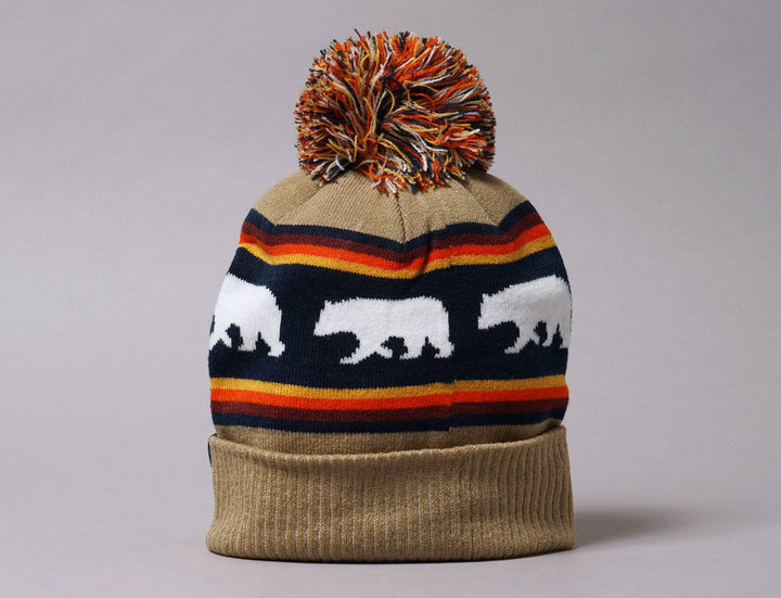 Beanie Bobble Kavu Herschel Beanie Snow Bear Kavu Bobble Beanie / Beige