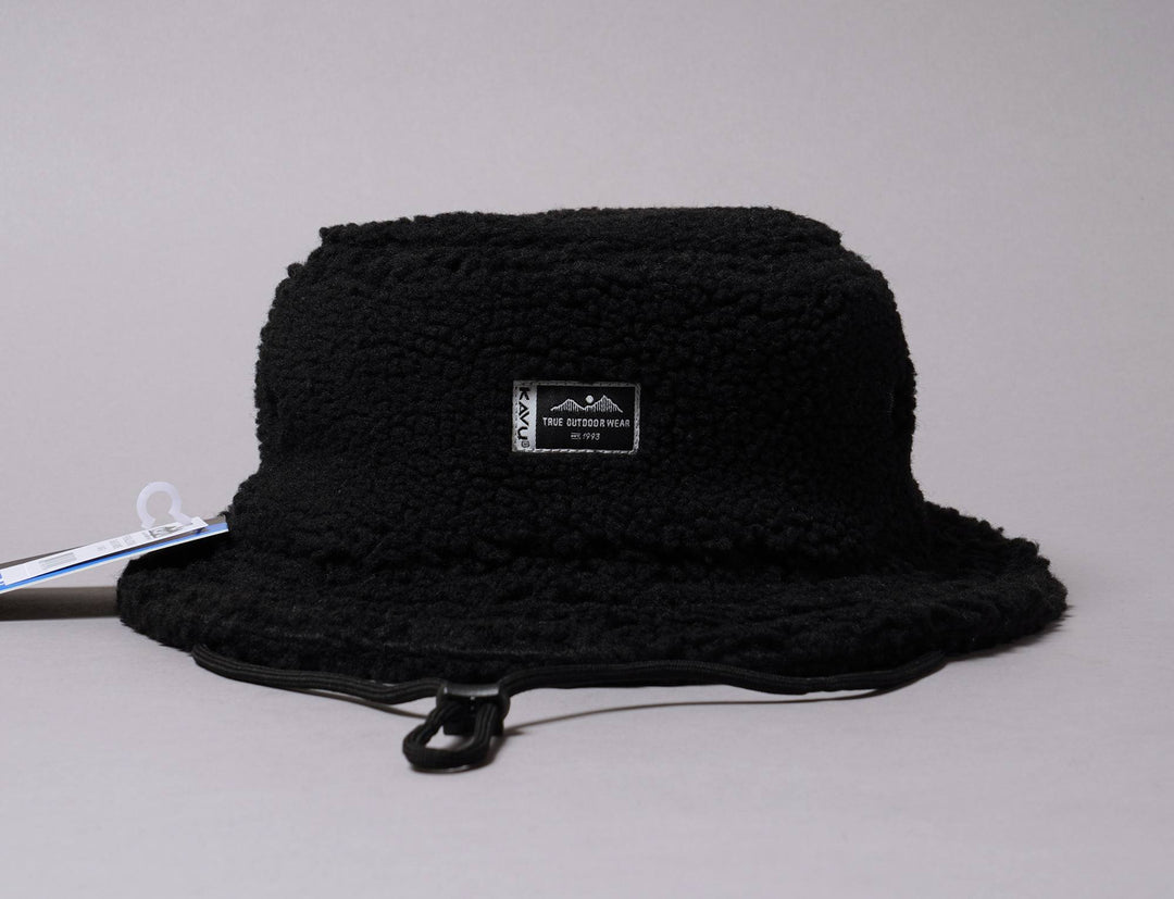 Hat Bucket Kavu Fur Ball Boonie Black Smoke Kavu Bucket Hat / Black