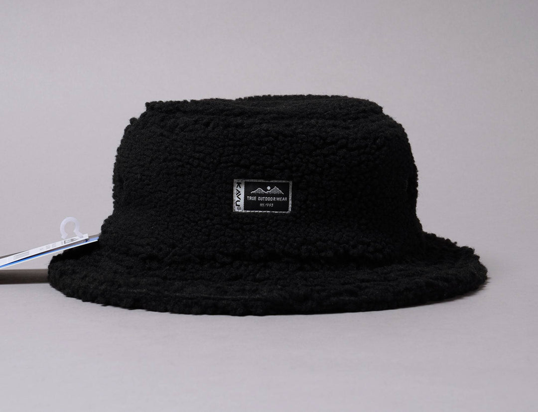 Hat Bucket Kavu Fur Ball Boonie Black Smoke Kavu Bucket Hat / Black