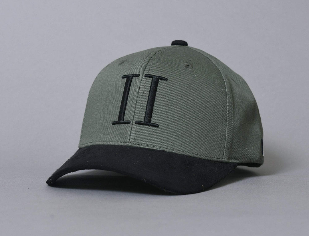Cap Snapback Les Deux Baseball Cap Suede Green/Black Les Deux Snapback Cap / Green / One Size