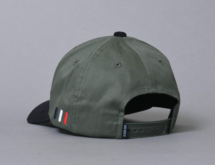 Cap Snapback Les Deux Baseball Cap Suede Green/Black Les Deux Snapback Cap / Green / One Size