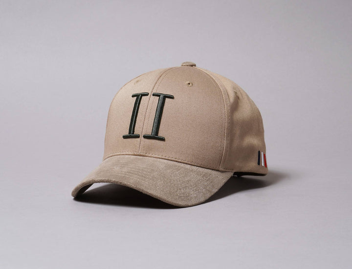 Cap Snapback Les Deux Baseball Suede II Dark Sand/Deep Forrest Les Deux Snapback Cap / Beige / One Size