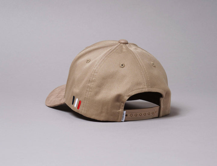 Cap Snapback Les Deux Baseball Suede II Dark Sand/Mountain Grey Les Deux Snapback Cap / Beige / One Size