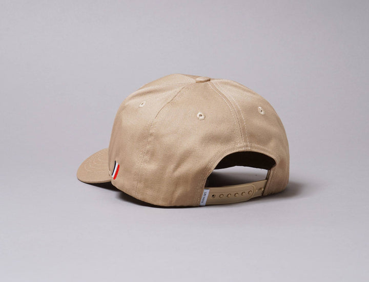Cap Snapback Les Deux Encore Organic Baseball Cap Dark Sand/Ivory Les Deux Snapback Cap / Beige / One Size