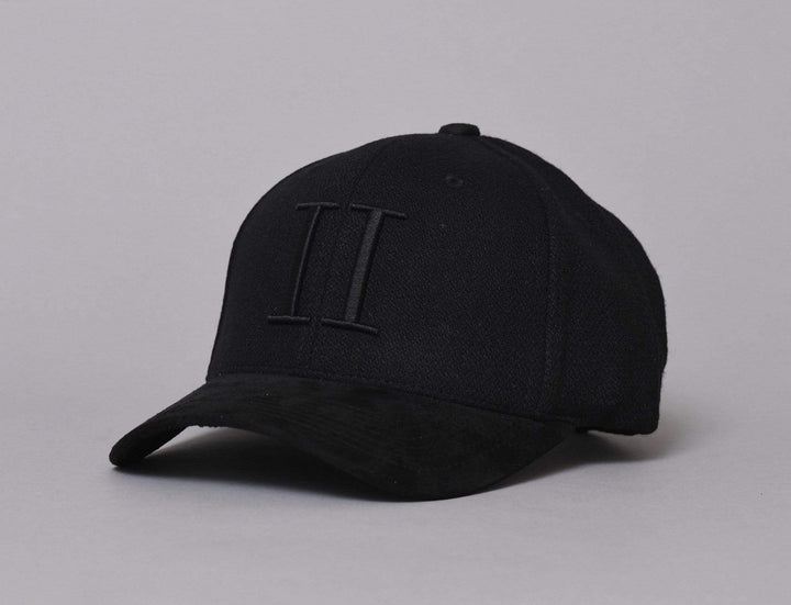 Cap Snapback Les Deux Baseball Cap Weaved Suede II Black Les Deux Snapback Cap / Black / One Size