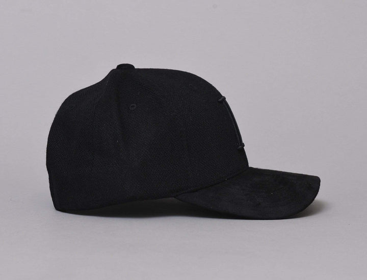 Cap Snapback Les Deux Baseball Cap Weaved Suede II Black Les Deux Snapback Cap / Black / One Size