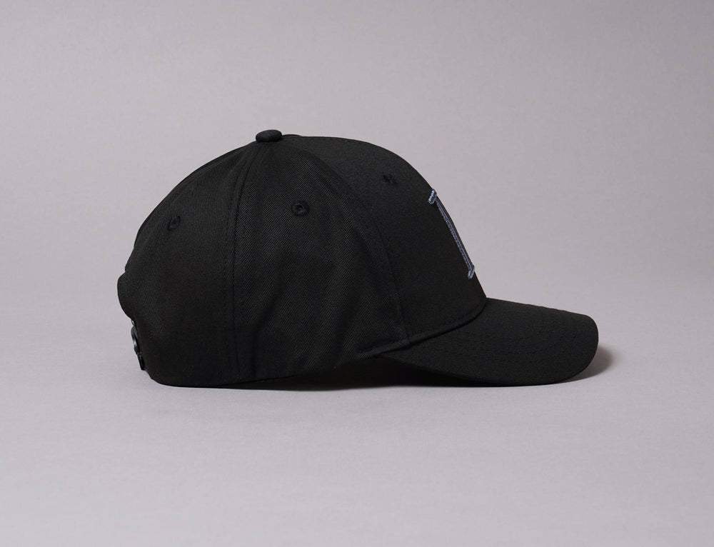 Cap Snapback Les Deux Encore Organic Baseball Cap Black/China Blue Les Deux Snapback Cap / Black / One Size
