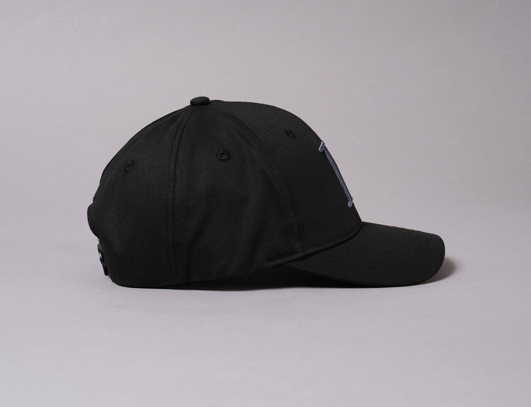 Cap Snapback Les Deux Encore Organic Baseball Cap Black/China Blue Les Deux Snapback Cap / Black / One Size
