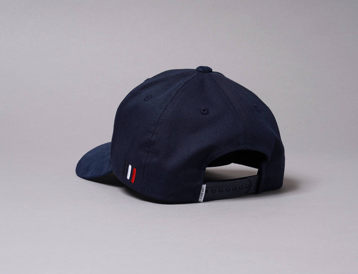 Cap Snapback Les Deux Baseball Cap Suede II Dark Navy/White Les Deux Snapback Cap / Blue / One Size