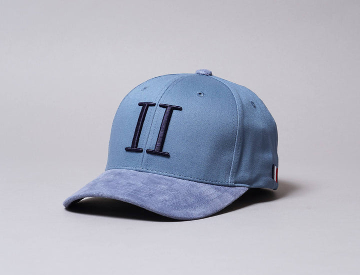 Cap Snapback Les Deux Baseball Suede II Provincial Blue/Dark Navy Les Deux Snapback Cap / Blue / One Size
