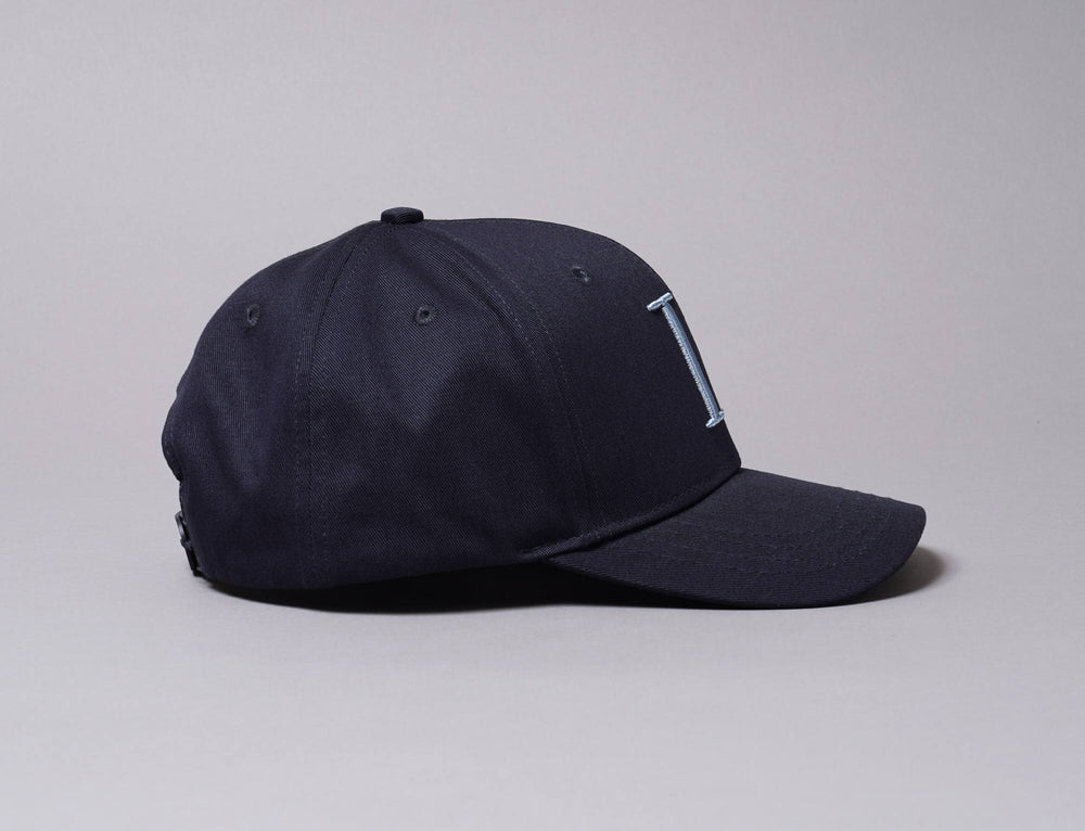 Cap Snapback Les Deux Encore Organic Baseball Cap Dark Navy/Dust Blue Les Deux Snapback Cap / Blue / One Size
