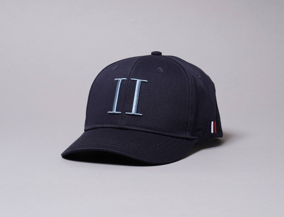Cap Snapback Les Deux Encore Organic Baseball Cap Dark Navy/Dust Blue Les Deux Snapback Cap / Blue / One Size