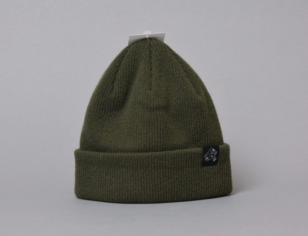 Beanie Cuff LOKK Patch Wool Beanie Green LOKK Cuff Beanie / Green / One Size