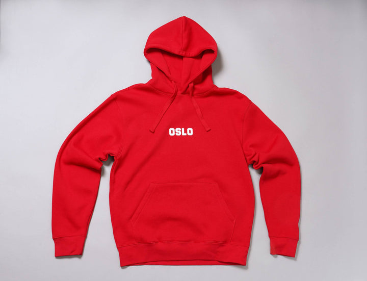 Clothing Hoodie OSLO Hoody Red/White LOKK
