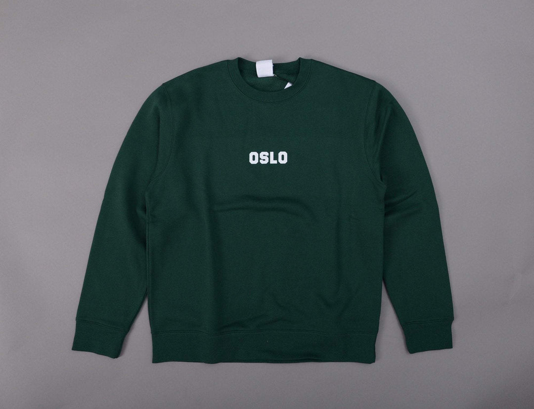 Clothing Sweater OSLO Crew Neck Sweater Green LOKK