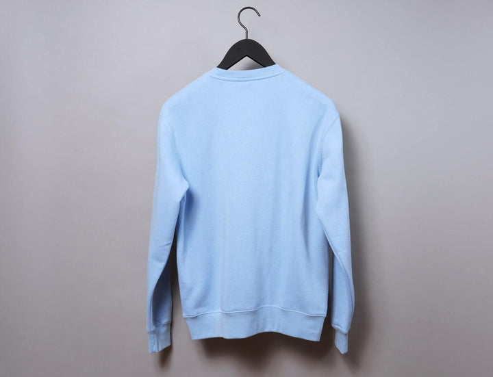Clothing Sweater OSLO Crew Neck Sweater Light Blue/White LOKK