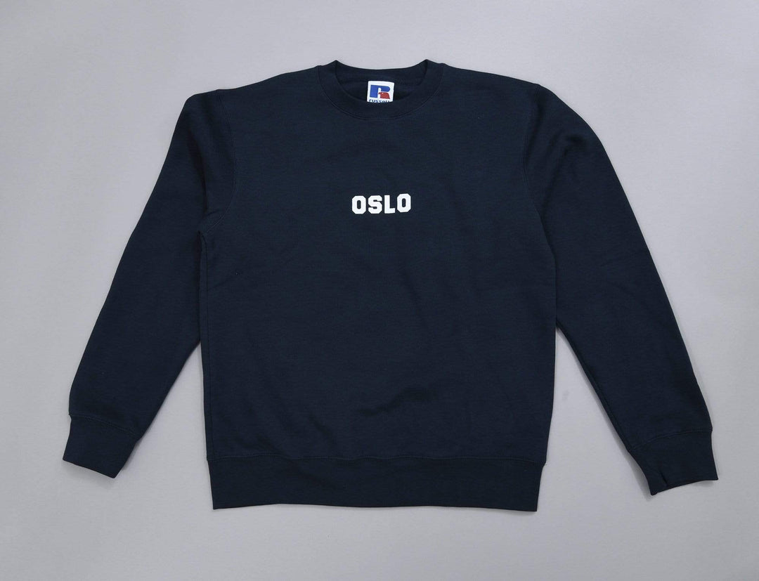 Clothing Sweater OSLO Crew Neck Sweater Navy LOKK