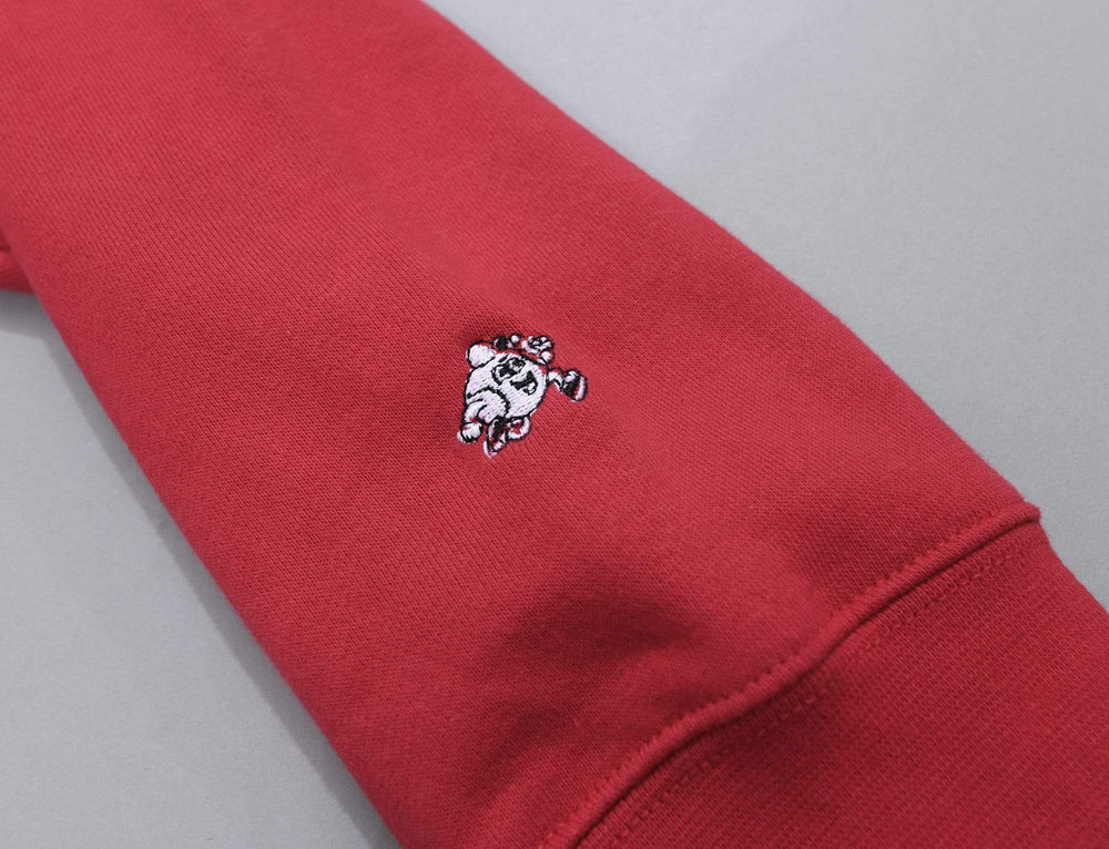 Clothing Sweater OSLO Crew Neck Sweater Red LOKK