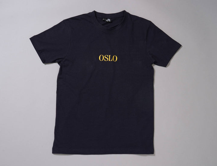 Clothing Tee Polo in Oslo Tee Navy/Yellow LOKK
