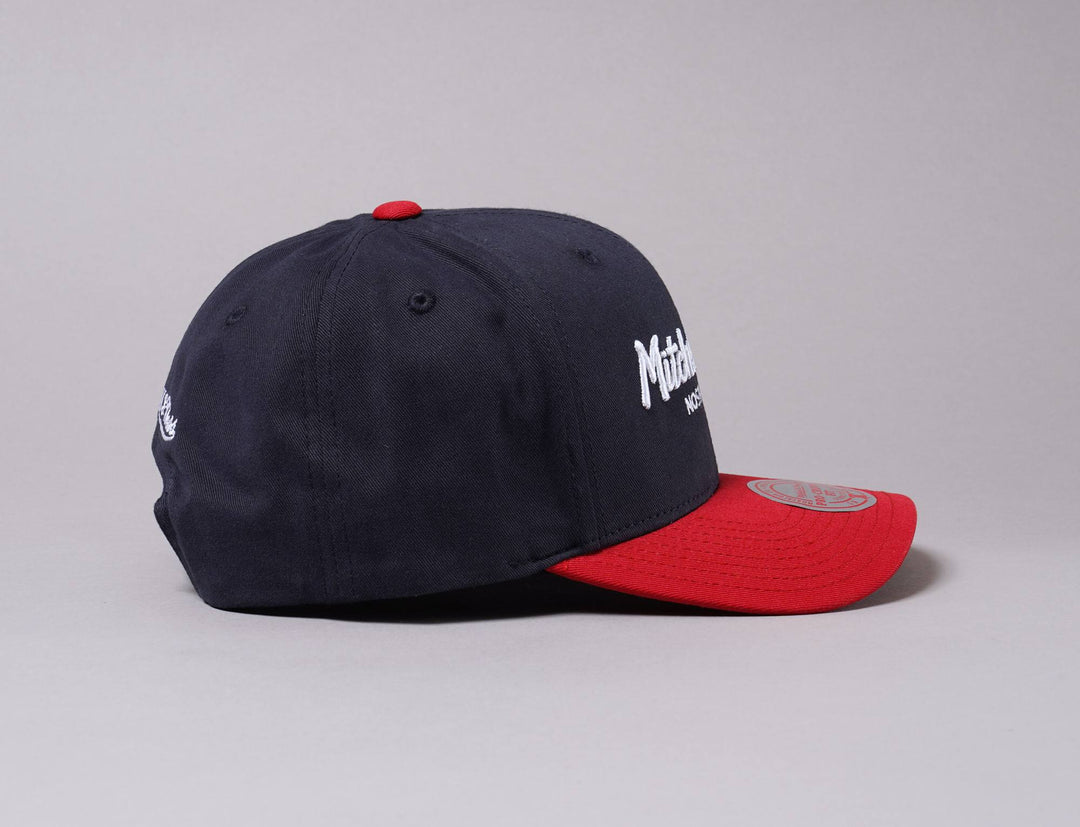 Snapback Cap Pinscript 2 Tone Pro Crown M&N Navy/Red LOKK Snapback Cap / Blue / One Size
