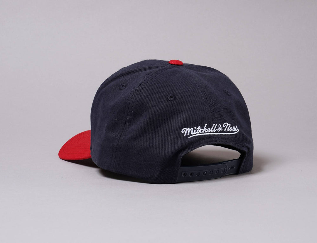 Snapback Cap Pinscript 2 Tone Pro Crown M&N Navy/Red LOKK Snapback Cap / Blue / One Size