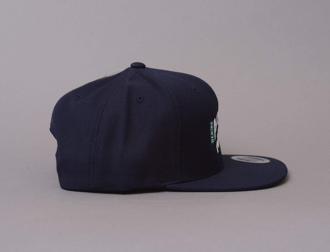 Cap Snapback LOKK X HEMING ADRENALIN BLACK LOKK X Snapback Cap / Dark Navy/White/Green / One Size