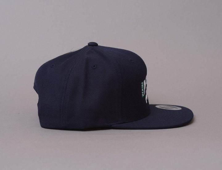 Cap Snapback LOKK X HEMING ADRENALIN BLACK LOKK X Snapback Cap / Dark Navy/White/Green / One Size