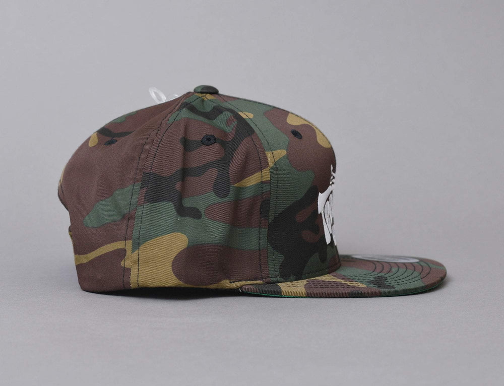 Cap Snapback LOKK X TEE PROD CAMO/WHITE LOKK X Snapback Cap / Camo / One Size