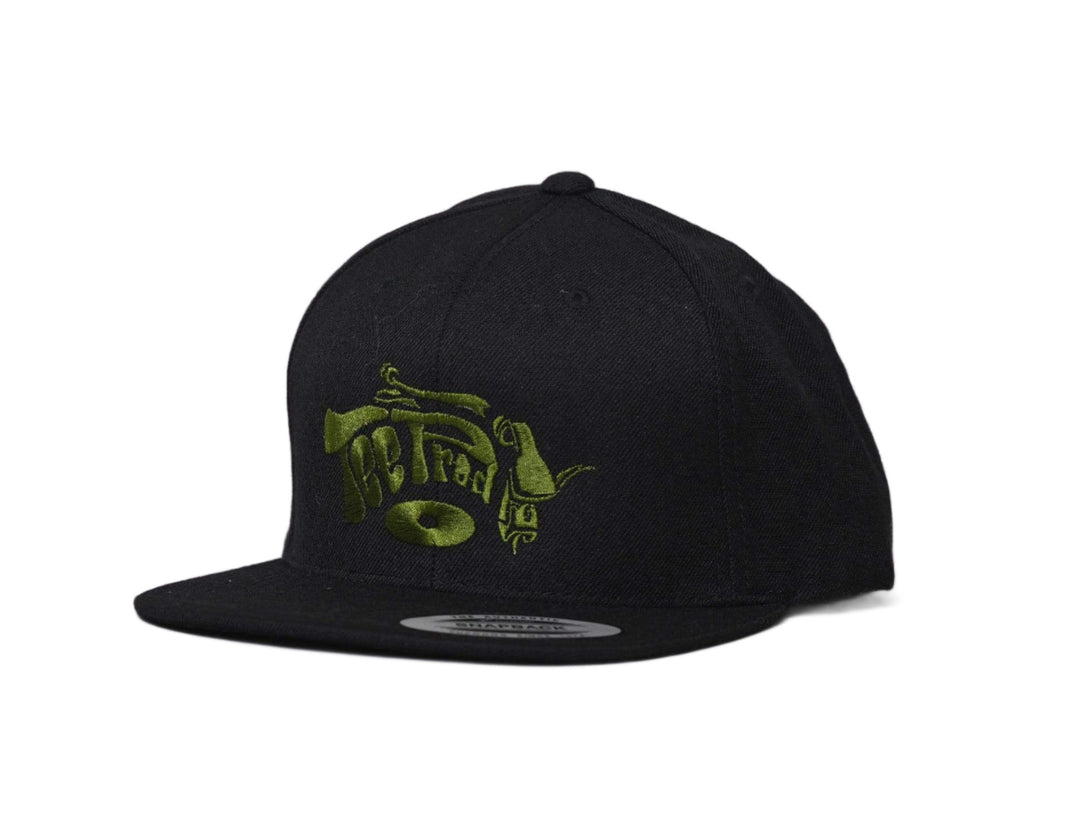 Cap Snapback LOKK X TEE PROD BLACK/GREEN LOKK X Snapback Cap / Black / One Size