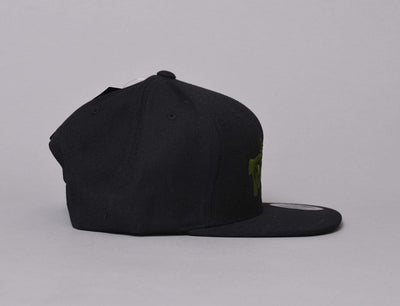 Cap Snapback LOKK X TEE PROD BLACK/GREEN LOKK X Snapback Cap / Black / One Size