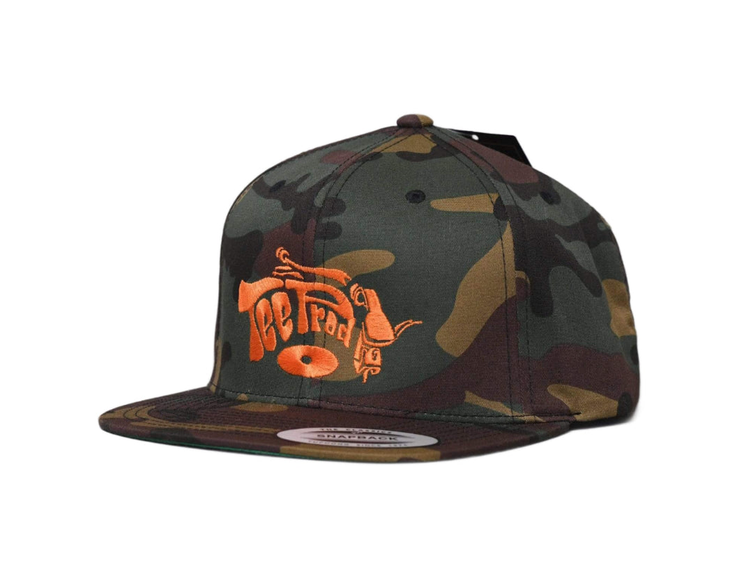 Cap Snapback LOKK X TEE PROD CAMO/ORANGE LOKK X Snapback Cap / Camo / One Size