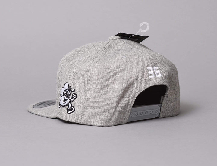 Cap Snapback Mats Zuccarello - Kids Snapback Heather Grey LOKK X Snapback Cap / Grey / Child