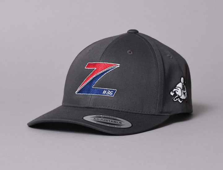Cap Snapback Mats Zuccarello - Curved Snapback Charcoal Grey LOKK X Snapback Cap / Grey / One Size